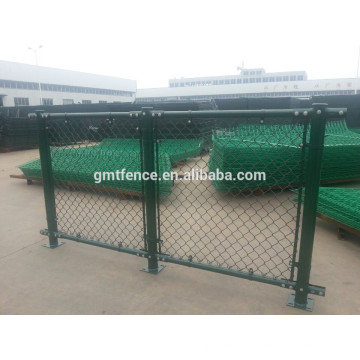 hot sale black pvc coated perimeter security removable chain link fence